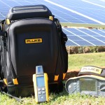 Comissionamento e Ensaios em Usina Fotovoltaica - instrumentos FLUKE. 